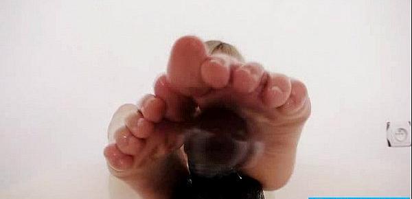  Bella Anne oiled feet fetish